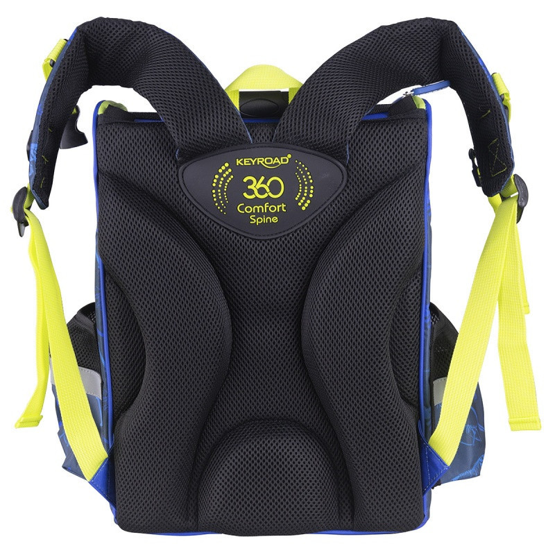 Tornister szkolny KEYROAD Premium, 38x28x18 cm, 19l, Dino