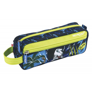 Piórnik saszetka KEYROAD, 21,5x9x5,5 cm, Dino