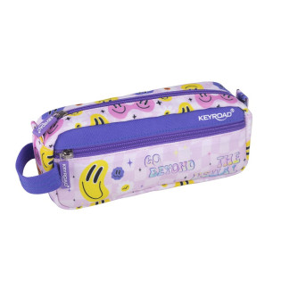 Piórnik saszetka KEYROAD, 21,5x9x5,5 cm, Smile