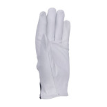 Rękawice robocze DONAU SAFETY DS-TECHGOAT, skóra kozia, ściągacz, rozm. 10/XL, biało-granatowe