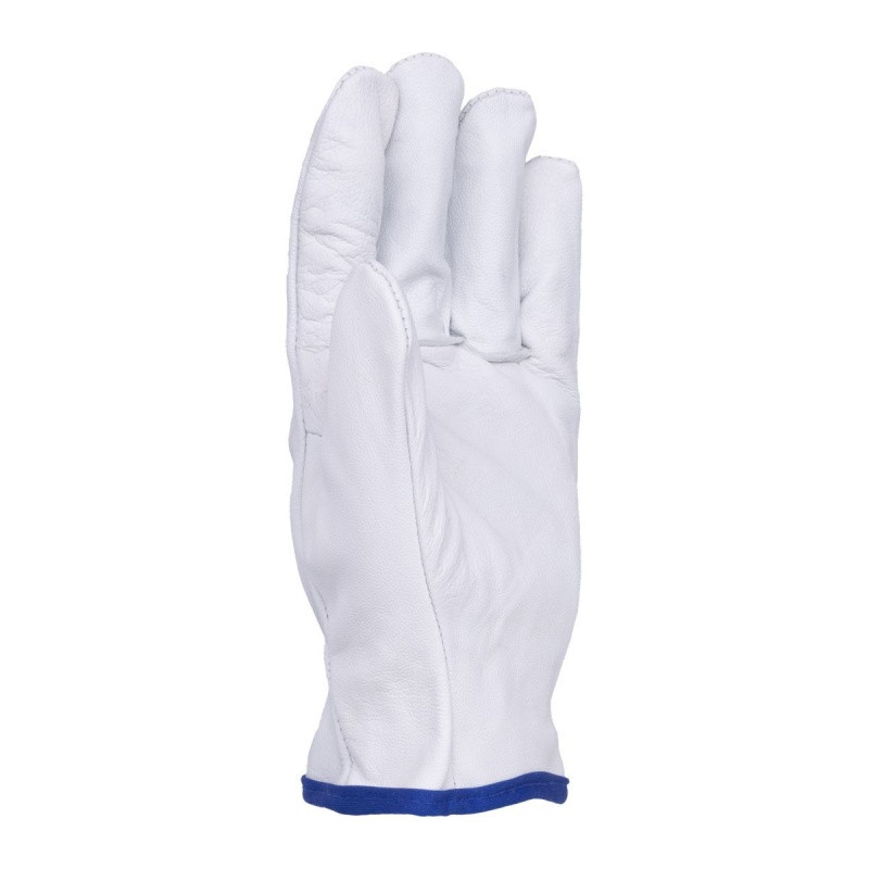 Rękawice robocze DONAU SAFETY DS-DRIVGOAT, driver, skóra kozia, rozm. 7/S, białe