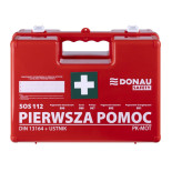 Apteczka DONAU SAFETY, plastikowa, K-10 +A, pomarańczowa