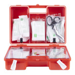 Apteczka DONAU SAFETY, plastikowa, K-15.2 +A, pomarańczowa