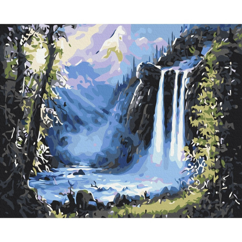 Malowanie po numerach BRUSHME, 40x50 cm, magia przyrody, 1 szt.