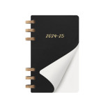 Kalendarz akademicki na spirali MOLESKINE lipiec 2024 - czerwiec 2025, L, miękka oprawa, 15x21cm, czarny