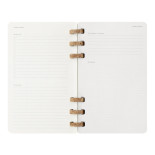 Kalendarz akademicki na spirali MOLESKINE lipiec 2024 - czerwiec 2025, L, miękka oprawa, 15x21cm, czarny