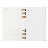 Kalendarz akademicki na spirali MOLESKINE lipiec 2024 - czerwiec 2025, L, twarda oprawa, 15x21cm, crush kiwi