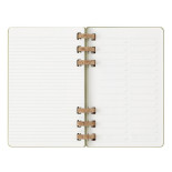 Kalendarz akademicki na spirali MOLESKINE lipiec 2024 - czerwiec 2025, L, twarda oprawa, 15x21cm, crush kiwi