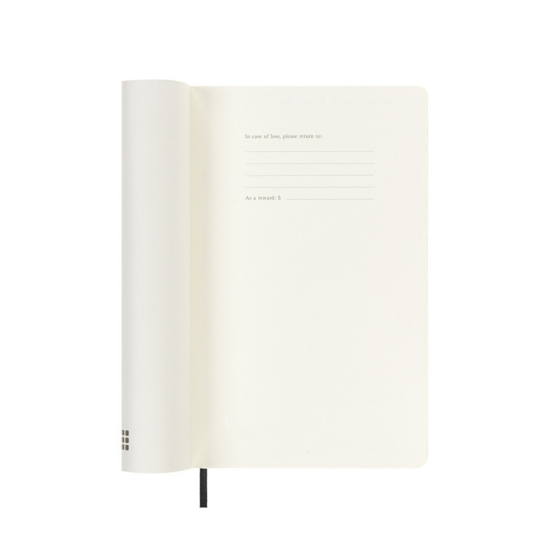 Kalendarz dzienny MOLESKINE 2024/25, 18M, L, miękka oprawa, 13x21cm, czarny