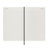 Kalendarz dzienny MOLESKINE 2025, 12M, L, miękka oprawa, 13x21cm, czarny