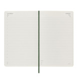 Kalendarz dzienny MOLESKINE 2025, 12M, L, miękka oprawa, 13x21cm, myrtle green