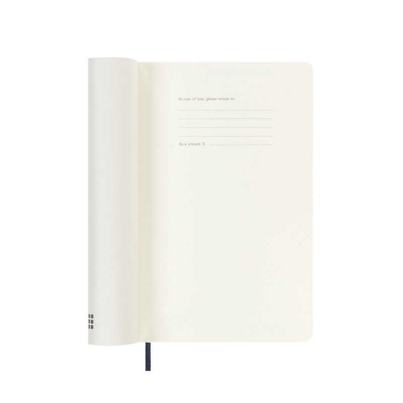 Kalendarz dzienny MOLESKINE 2025, 12M, L, miękka oprawa, 13x21cm, sapphire blue