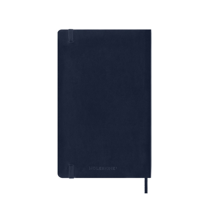 Kalendarz dzienny MOLESKINE 2025, 12M, L, miękka oprawa, 13x21cm, sapphire blue