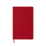 Kalendarz dzienny MOLESKINE 2025, 12M, L, twarda oprawa, 13x21cm, scarlet red