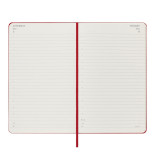 Kalendarz dzienny MOLESKINE 2025, 12M, L, twarda oprawa, 13x21cm, scarlet red