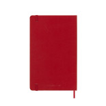 Kalendarz dzienny MOLESKINE 2025, 12M, L, twarda oprawa, 13x21cm, scarlet red