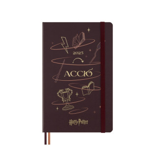 Kalendarz dzienny MOLESKINE 2025, 12M, L, Harry Potter Accio, edycja limitowana, 13x21cm