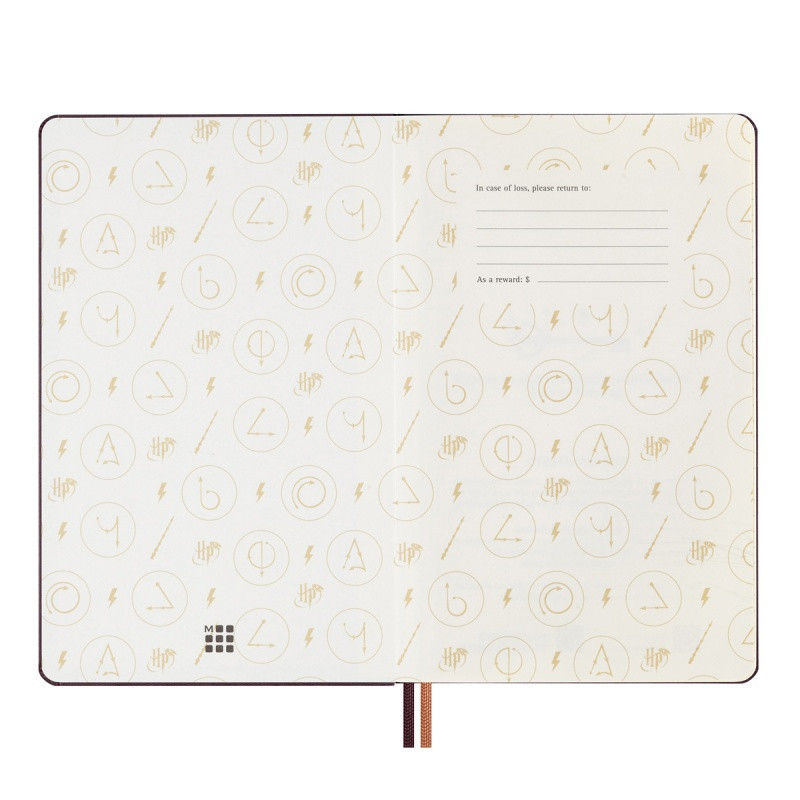 Kalendarz dzienny MOLESKINE 2025, 12M, L, Harry Potter Accio, edycja limitowana, 13x21cm