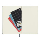 Kalendarz dzienny MOLESKINE 2025, 12M, L, twarda oprawa, 13x21cm, czarny