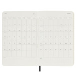 Kalendarz dzienny MOLESKINE 2025, 12M, P, miękka oprawa, 9x14cm, czarny