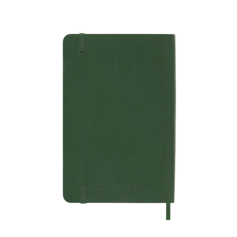 Kalendarz dzienny MOLESKINE 2025, 12M, P, miękka oprawa, 9x14cm, myrtle green
