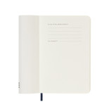 Kalendarz dzienny MOLESKINE 2025, 12M, P, miękka oprawa, 9x14cm, sapphire blue