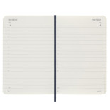 Kalendarz dzienny MOLESKINE 2025, 12M, P, miękka oprawa, 9x14cm, sapphire blue