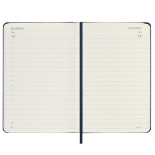 Kalendarz dzienny MOLESKINE 2025, 12M, P, twarda oprawa, 9x14cm, sapphire blue
