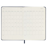 Kalendarz dzienny MOLESKINE 2025, 12M, P, twarda oprawa, 9x14cm, sapphire blue