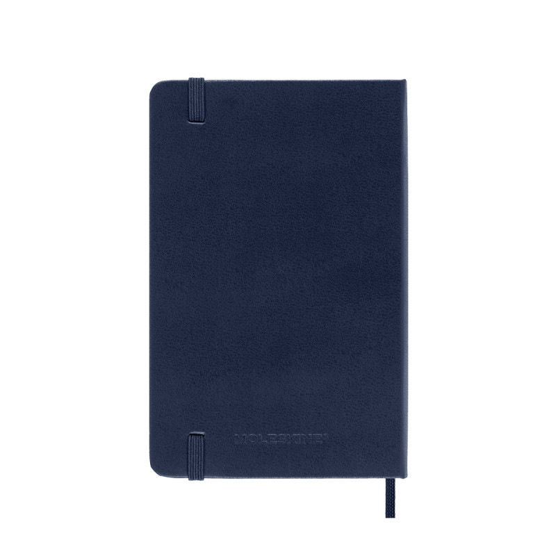 Kalendarz dzienny MOLESKINE 2025, 12M, P, twarda oprawa, 9x14cm, sapphire blue