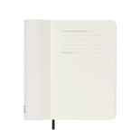 Kalendarz miesięczny MOLESKINE 2025, 12M, P, miękka oprawa, 9x14cm, czarny