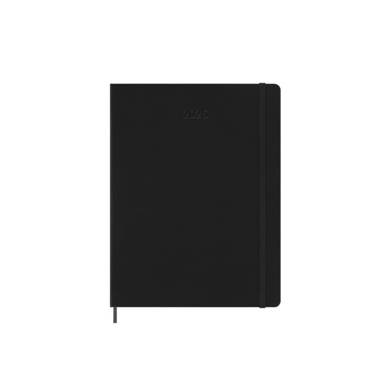 Kalendarz MOLESKINE Pro Smart 2025, 12M, XL, twarda oprawa, 19x25cm, czarny