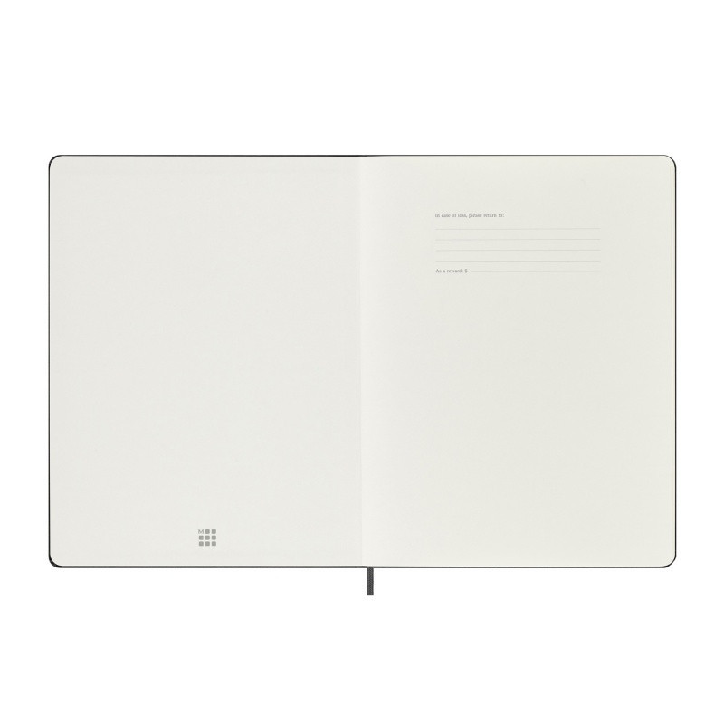 Kalendarz MOLESKINE Pro Smart 2025, 12M, XL, twarda oprawa, 19x25cm, czarny