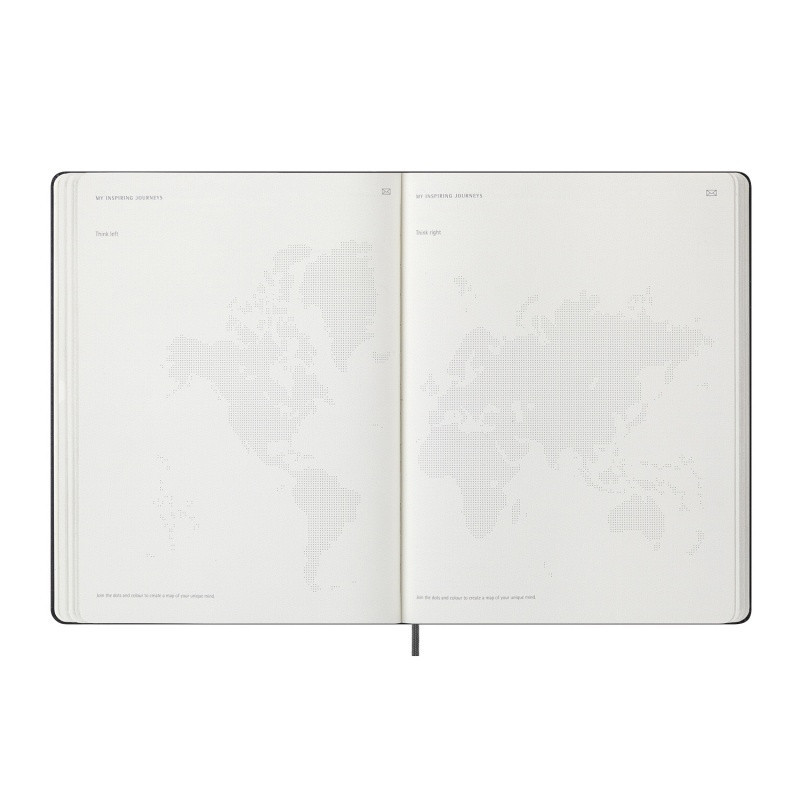 Kalendarz MOLESKINE Pro Smart 2025, 12M, XL, twarda oprawa, 19x25cm, czarny