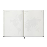 Kalendarz MOLESKINE Pro Smart 2025, 12M, XL, twarda oprawa, 19x25cm, czarny