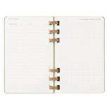 Kalendarz na spirali MOLESKINE 2025, 12M, L, twarda oprawa, 13x21cm, crush kiwi