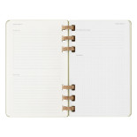 Kalendarz na spirali MOLESKINE 2025, 12M, L, twarda oprawa, 13x21cm, crush kiwi