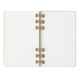 Kalendarz na spirali MOLESKINE 2025, 12M, L, twarda oprawa, 13x21cm, crush kiwi