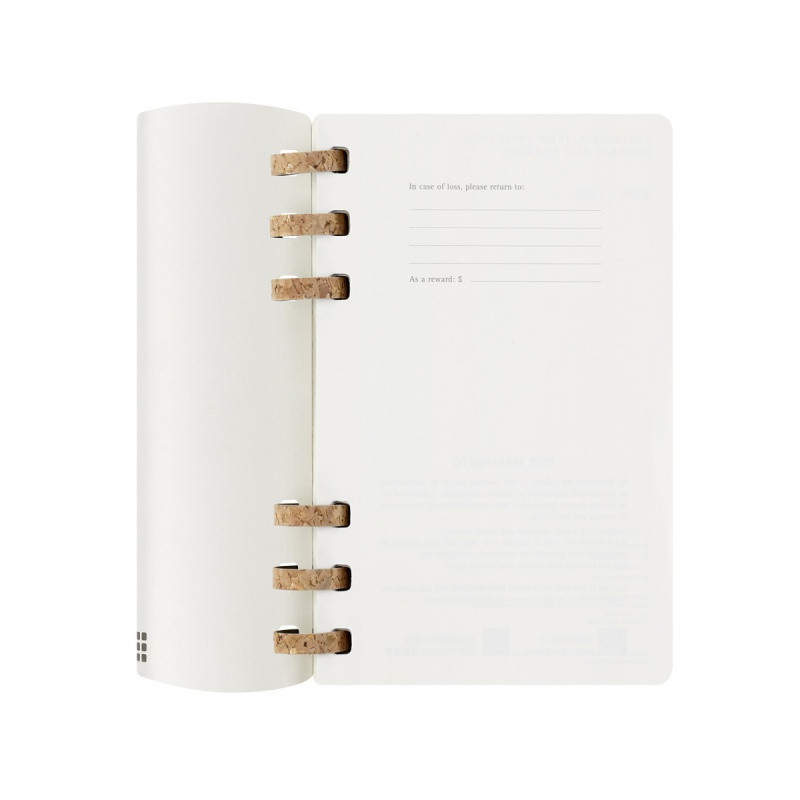 Kalendarz tygodniowy i miesięczny na spirali MOLESKINE 2025, 12M, L, miękka oprawa, 13x21cm, czarny