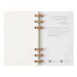 Kalendarz tygodniowy i miesięczny na spirali MOLESKINE 2025, 12M, L, miękka oprawa, 13x21cm, czarny