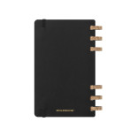Kalendarz tygodniowy i miesięczny na spirali MOLESKINE 2025, 12M, L, miękka oprawa, 13x21cm, czarny