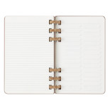 Kalendarz tygodniowy i miesięczny na spirali MOLESKINE 2025, 12M, L, twarda oprawa, 13x21cm, crush almond