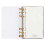 Kalendarz tygodniowy i miesięczny na spirali MOLESKINE 2025, 12M, L, twarda oprawa, 13x21cm, crush almond