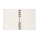 Kalendarz tygodniowy i miesięczny na spirali MOLESKINE 2025, 12M, XL, twarda oprawa, 20,4x25,2cm, czarny