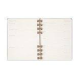 Kalendarz tygodniowy i miesięczny na spirali MOLESKINE 2025, 12M, XL, twarda oprawa, 20,4x25,2cm, czarny