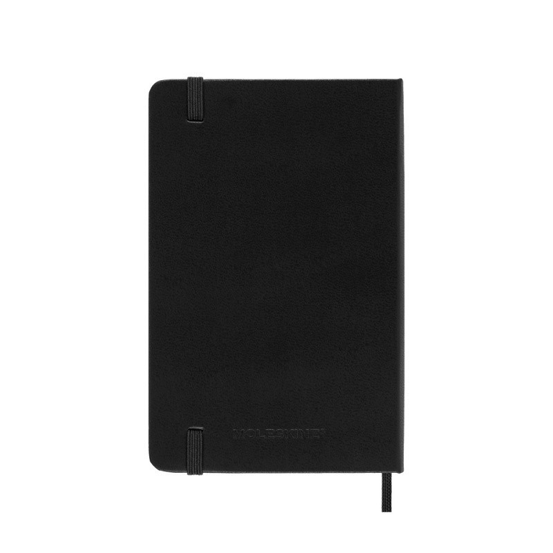 Kalendarz tygodniowy horyzontalny MOLESKINE 2024/25, 18M, P, twarda oprawa, 9x14cm, czarny