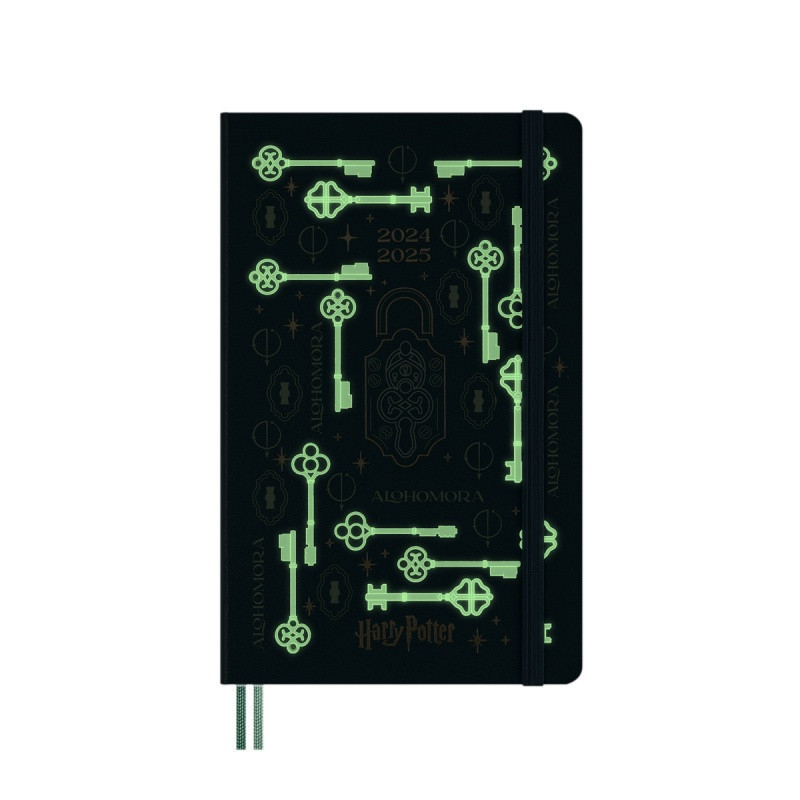 Kalendarz tygodniowy MOLESKINE 2024/25, 18M, L, Harry Potter Alhomora, edycja limitowana, 13x22cm