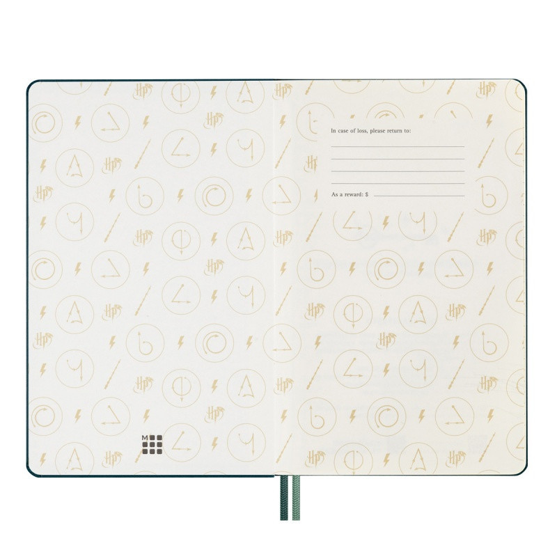 Kalendarz tygodniowy MOLESKINE 2024/25, 18M, L, Harry Potter Alhomora, edycja limitowana, 13x22cm