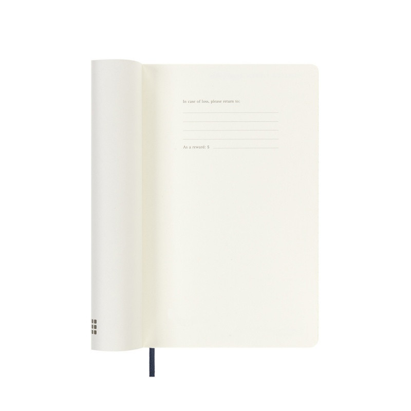 Kalendarz tygodniowy MOLESKINE 2024/25, 18M, L, miękka oprawa, 13x21cm, sapphire blue