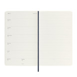 Kalendarz tygodniowy MOLESKINE 2024/25, 18M, L, miękka oprawa, 13x21cm, sapphire blue